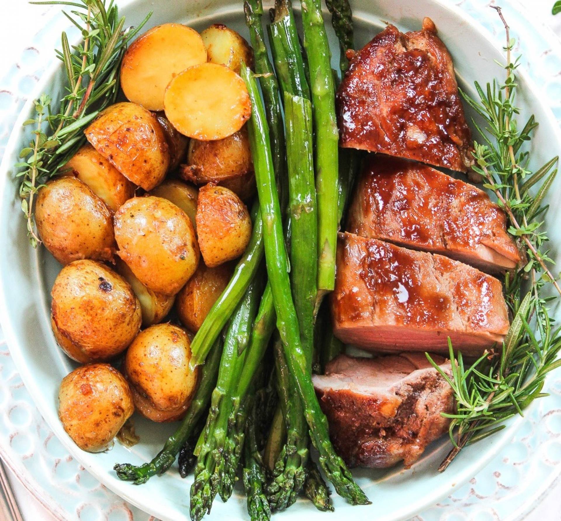 Garlic Herb Pork Tenderloin