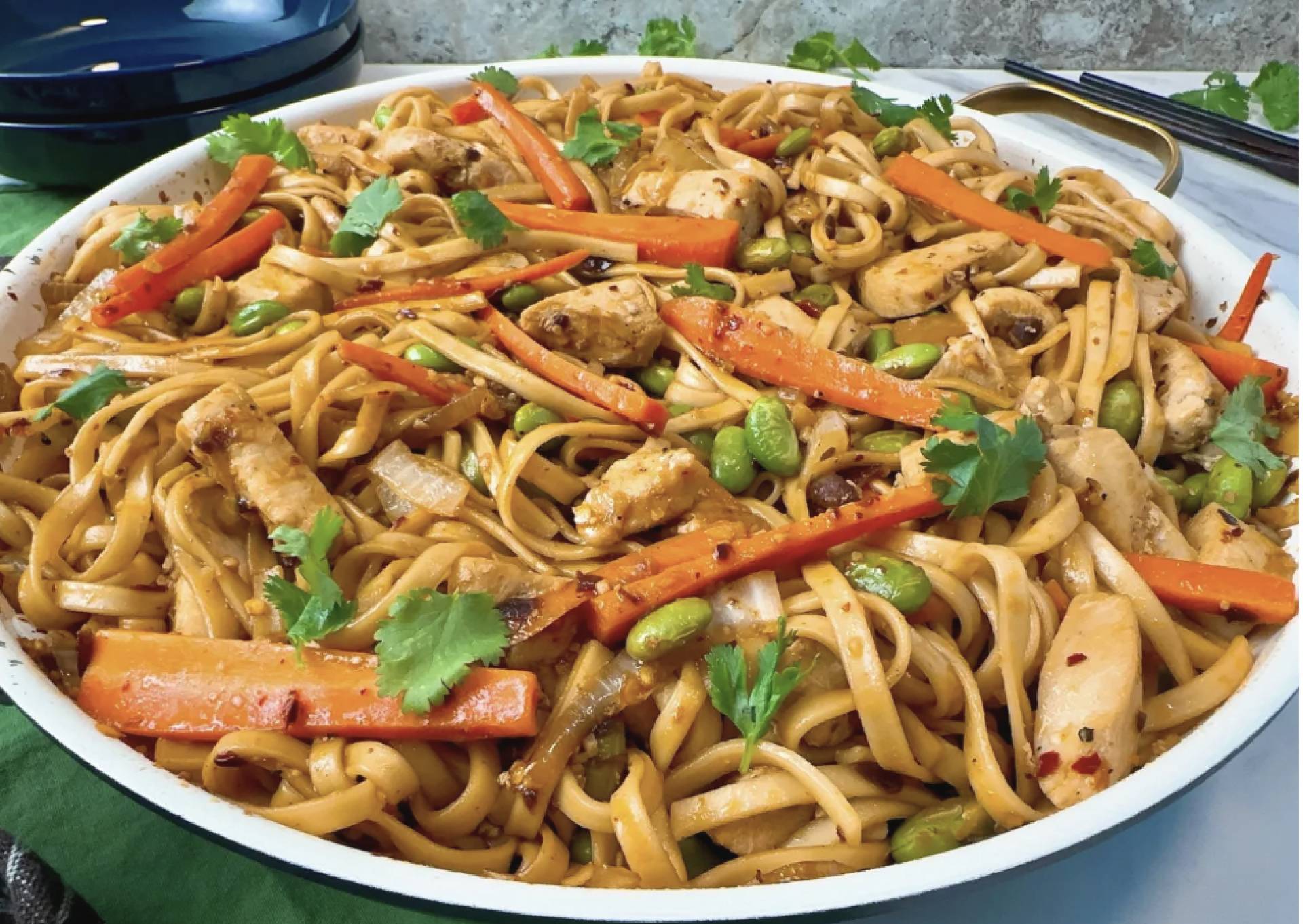 Korean Chicken & Noodles