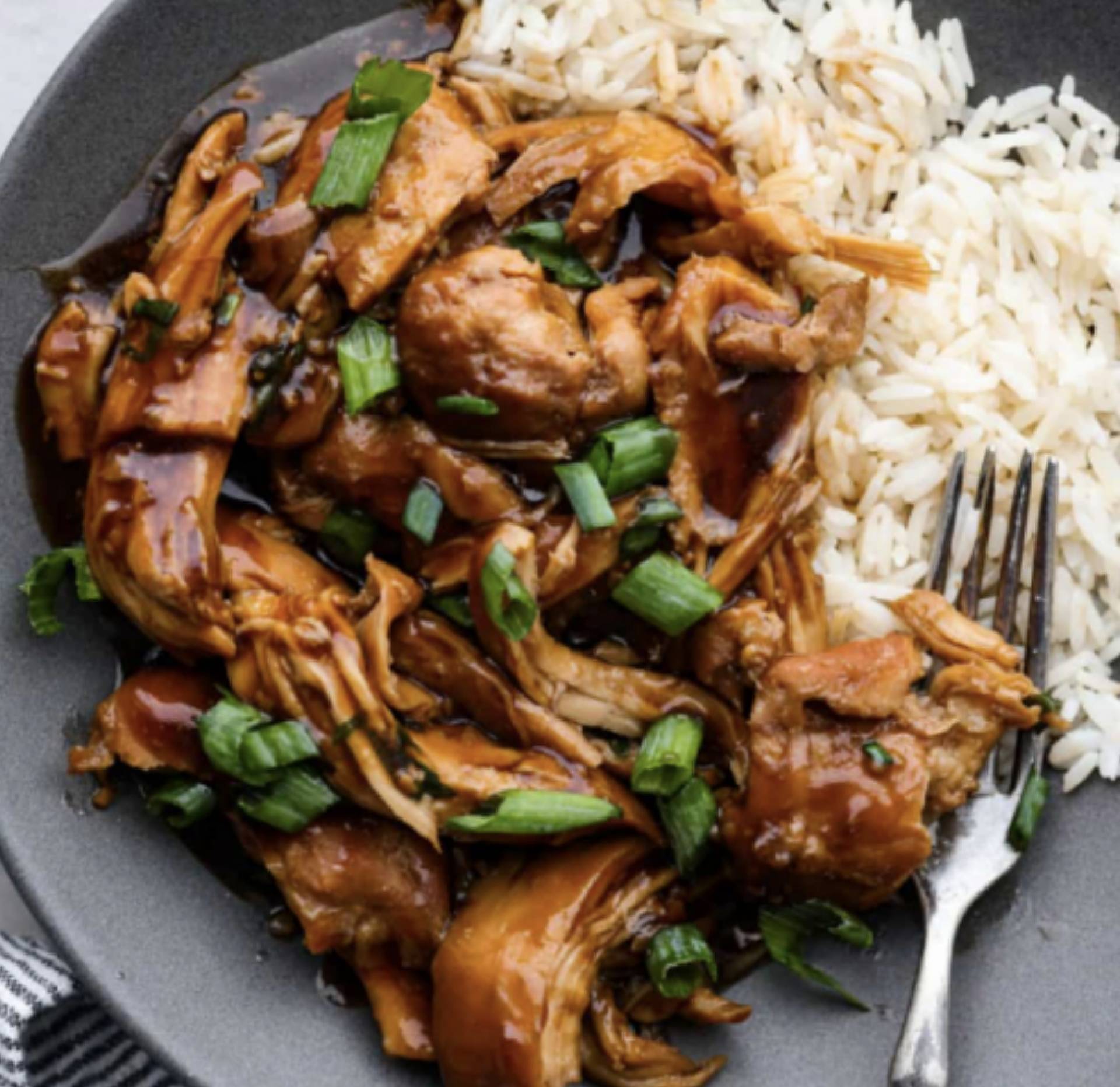Slow Simmered Bourbon Chicken