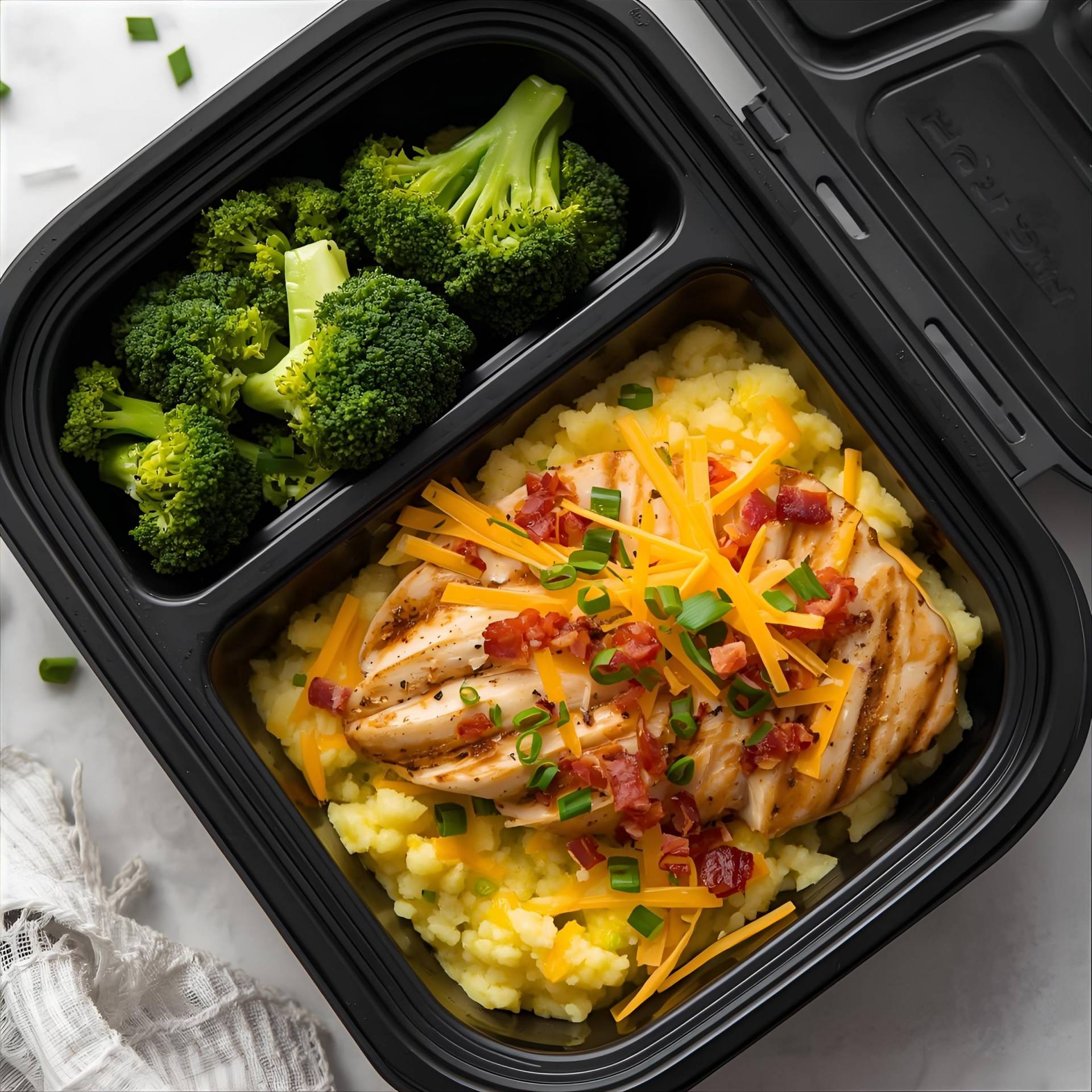 Grilled Chicken Loaded Mash